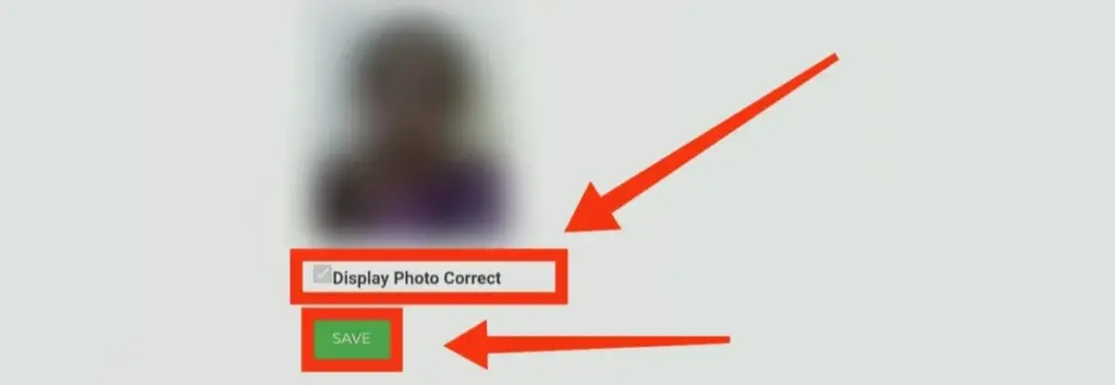 Confirm Your Photograph
